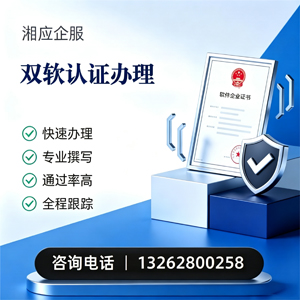 江苏双软认证申报服务