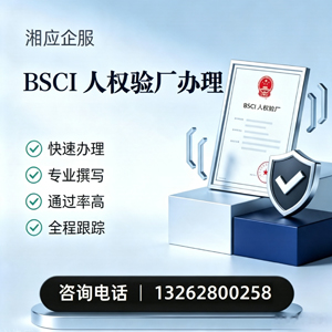 江苏BSCI人权验厂申请服务