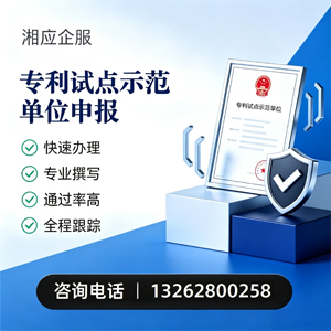 江苏专利试点示范单位申报服务
