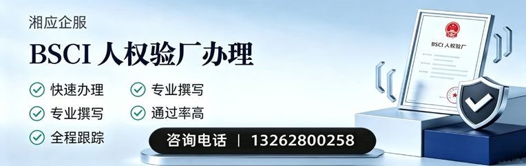 江苏BSCI人权验厂申请服务